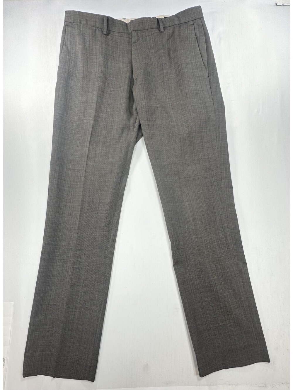 Banana Republic Wool Tailor Slim Dress Pants Gray Mens 32/32